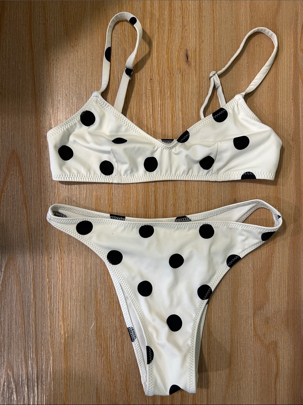 Polka dot bikini - Solid and Striped